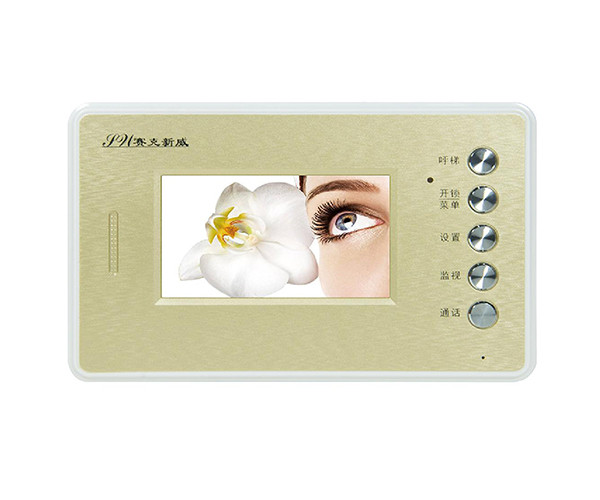 【樓宇可視對講系統】樓宇對講十大品牌-賽克新威4.3寸可視話(huà)機SW67S13金