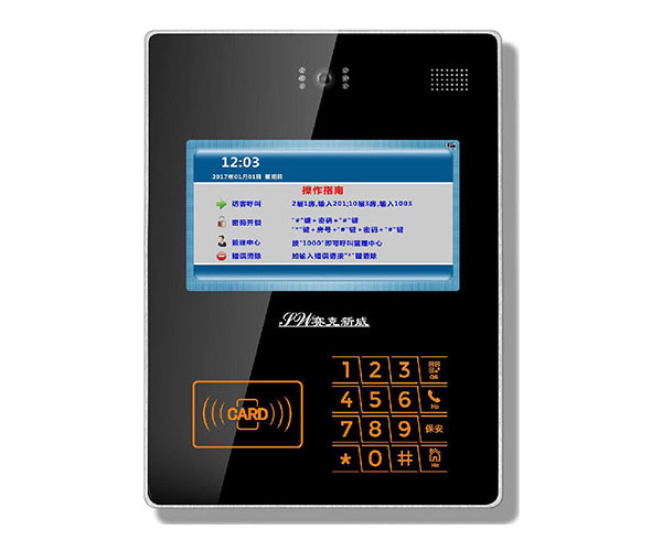【數字可視對講系統】樓宇對講十大品牌-賽克新威廣告型樓宇對講門(mén)口機SW72M40PIC